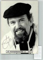 Portrait von Jo Hoogendoorn mit Autogramm FOTO KEINE AK Schlagersänger Gebrauchsspuren