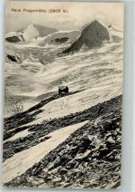 Neue Prager Hütte Winter Hüttenstempel