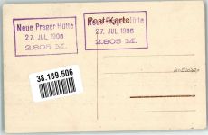 Neue Prager Hütte Winter Hüttenstempel