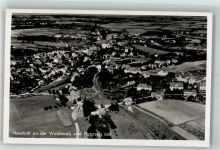 92660 W8482 Neustadt a.d.Waldnaab 1938 Foto AK Fliegeraufnahme des Ortes mit der Kirche St. Georg