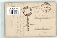 09577 O9387 Niederwiesa 1918 - Schloss Lichtenwalde Schlosspark Eisenbahntunnel Verlag Brück & Sohn 020392 Feldpost WK I Chemnitz