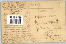 21000 Dijon 1911 Foto AK Rathaus Straßenbahn La Place d´Armes Briefmarke Bildseite
