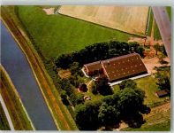 25840 W2254 Koldenbüttel Foto AK Fliegeraufnahme vom Bauernhof Jan Dau Süderhof