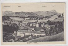 Dietramszell. Ansicht Kloster Gebirge. Verlag: Jos. Kaltenbach. Ungelaufen. Sehr gute Erhaltung.