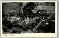 88364 W7962 Wolfegg , Allgäu Foto AK Fliegeraufnahme Schloss