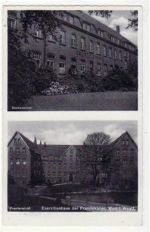 Werl mit Exerzitienhaus der Franziskaner gelaufen, mit Marke und Stempel von ca. 1940. Gute Erhaltung.