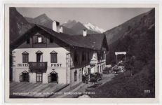 Heiligenblut mit Hotel Post und Großglockner gelaufen von 1929. Gute Erhaltung.