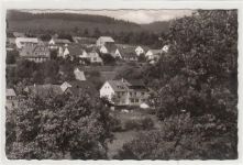 Dietzhölztal-Steinbrücken. Teilansicht mit Pension Haus Henrich gelaufen, mit Stempel von 1973, Marke entfernt. Leichter Schrift- und Stempeldurchdruck, leicht bügig, sonst gut erhalten