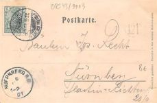 Reliefkarte Loreleysteg im Triebthale bei Jocketa gelaufen. Gute Erhaltung.
