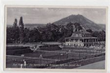 Bad Neuenahr mit Tennisplätze und Terrassen Café im Lenné - Park. ungelaufen jedoch frankiert. Gute Erhaltung.