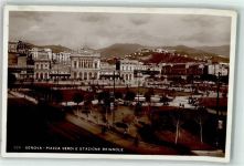 16100 Genova Gebrauchsspuren Piazza Verdi e Stazione Brignole