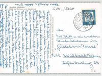 Bergisch Gladbach. Blick auf Rathaus und Marktplatz gelaufen kleiner Knick oben links, leichter Schrift- und Stempeldurchdruck, sonst gut erhalten