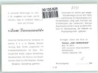 65589 W6253 Oberzeuzheim - Pension Zum Tannenwald Werbung