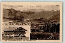Blomberghaus - Hüttenstempel Gebirgspanorama