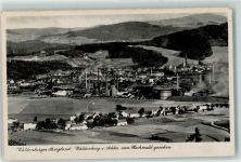 Waldenburg Walbrzych - Waldenburger Bergland vom Hochwald gesehen Fabrik Bahnpost