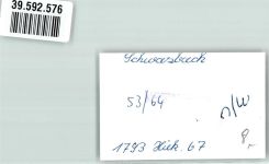 67471 W6738 Schwarzbach FOTO KEINE AK Foto Original aus Archiv eines Ansichtskartenverlags Ort handschriftlich