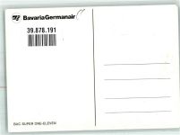 BAC Super One Eleven Bavaria Foto AK
