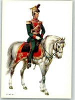 sign. Tritt W. 6. Ulanen Regiment Kaiser Franz Josef Leutnant Uniform Künstlerkarte