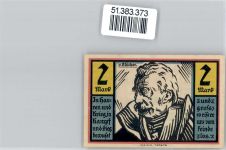 Stolp Slupsk KEINE AK Scheck Städtische Sparkasse Wappen Portrait v. Blücher