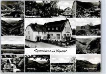 65391 W6223 Espenschied - Gasthaus Pension Zur Dorfschänke Kirche Wisperquelle
