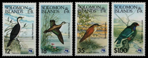 Salomoninseln 1984 - Mi-Nr. 540-543 ** - MNH - Vögel / Birds