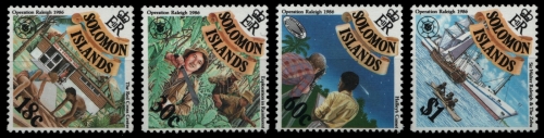 Salomoninseln 1986 - Mi-Nr. 566-569 ** - MNH - Operation Raleigh
