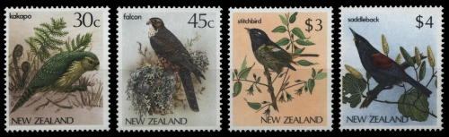 Neuseeland 1986 - Mi-Nr. 960-961 & 962-963 ** - MNH - Vögel / Birds