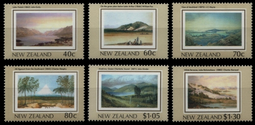 Neuseeland 1988 - Mi-Nr. 1041-1046 ** - MNH - Gemälde / Paintings