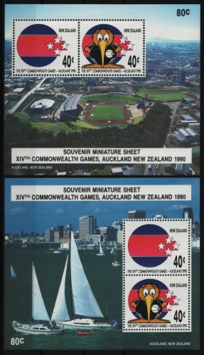 Neuseeland 1990 - Mi-Nr. Block 21-22 ** - MNH - Commonwealth Spiele