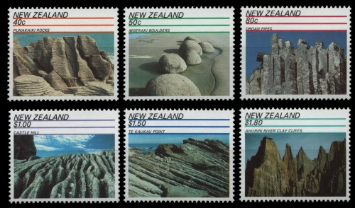 Neuseeland 1991 - Mi-Nr. 1176-1181 ** - MNH - Natur - Landschaften
