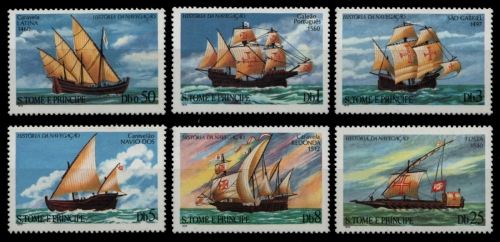 São Tomé & Príncipe 1979 - Mi-Nr. 598-603 ** - MNH - Schiffe / Ships