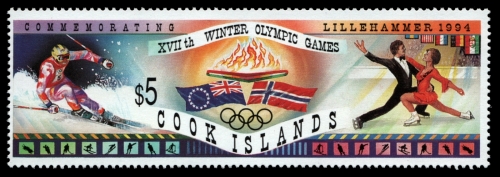 Cook-Inseln 1994 - Mi-Nr. 1402 ** - MNH - Olympia Lillehammer