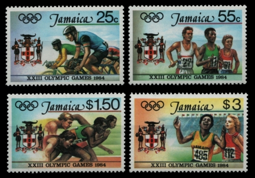 Jamaika 1984 - Mi-Nr. 585-588 A ** - MNH - Olympia Los Angeles