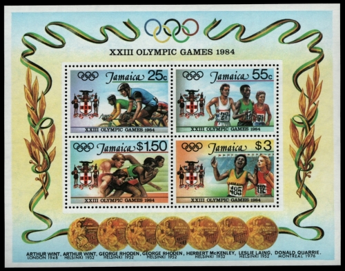 Jamaika 1984 - Mi-Nr. Block 23 ** - MNH - Olympia Los Angeles