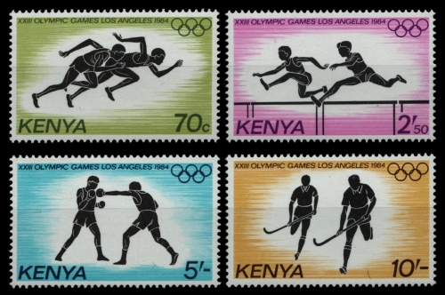 Kenia 1984 - Mi-Nr. 292-295 ** - MNH - Olympia Los Angeles