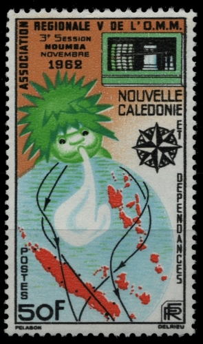 Neukaledonien 1962 - Mi-Nr. 385 ** - MNH - WMO