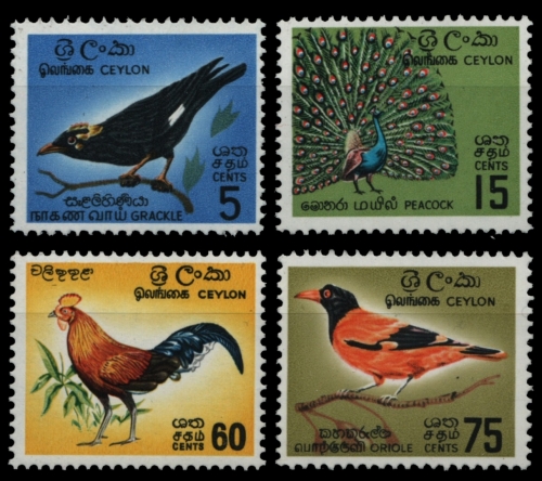 Sri Lanka 1966 - Mi-Nr. 340-343 ** - MNH - Vögel / Birds