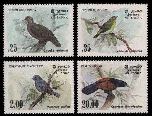 Sri Lanka 1983 - Mi-Nr. 640-643 ** - MNH - Vögel / Birds