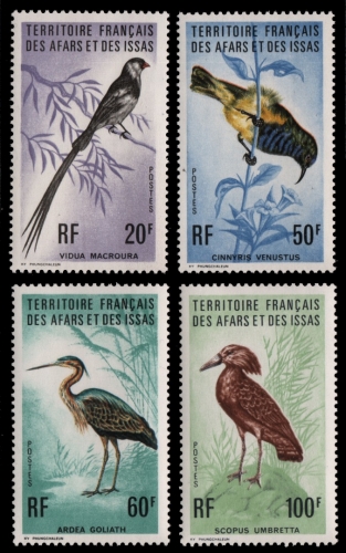 Afar und Issa 1975 - Mi-Nr. 135-138 ** - MNH - Vögel / Birds
