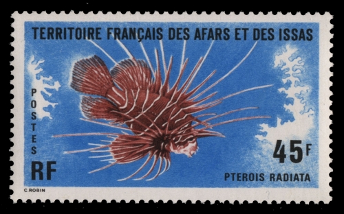 Afar und Issa 1976 - Mi-Nr. 154 ** - MNH - Fische / Fish