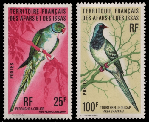 Afar und Issa 1976 - Mi-Nr. 157-158 ** - MNH - Vögel / Birds