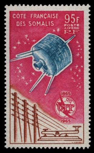 Französische Somaliküste 1965 - Mi-Nr. 365 ** - MNH - Raumfahrt / Space