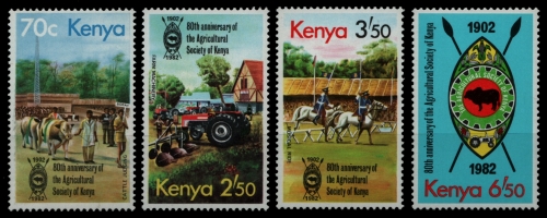 Kenia 1982 - Mi-Nr. 227-230 ** - MNH - Landwirtschaft / Agriculture