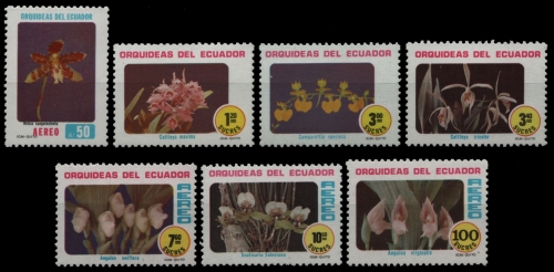 Ecuador 1980 - Mi-Nr. 1885-1891 ** - MNH - Orchideen / Orchids