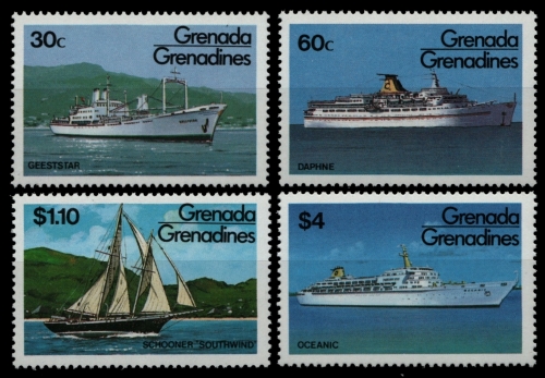 Grenada-Grenadinen 1984 - Mi-Nr. 611-614 ** - MNH - Schiffe / Ships