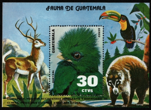 Guatemala 1979 - Mi-Nr. Block 30 ** - MNH - Wildtiere / Wild animals