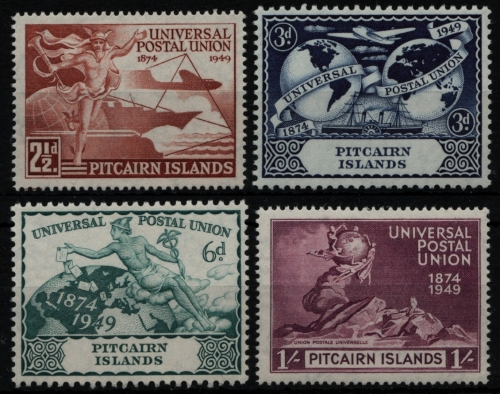Pitcairn 1949 - Mi-Nr. 15-18 * - MH - UPU