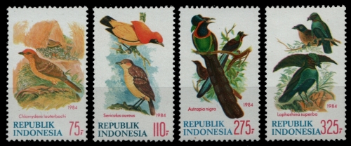 Indonesien 1984 - Mi-Nr. 1154-1157 ** - MNH - Vögel / Birds