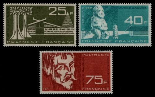 Franz. Polynesien 1965 - Mi-Nr. 45-47 ** - MNH - Gauguin Museum (I)