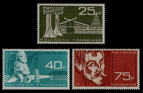 Franz. Polynesien 1965 - Mi-Nr. 45-47 ** - MNH - Gauguin Museum (II)